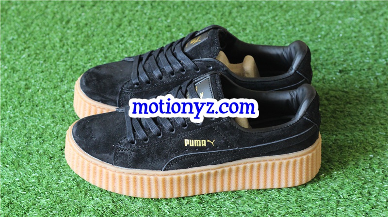 Puma Fenty Rihanna Creeper Low Black Yellow